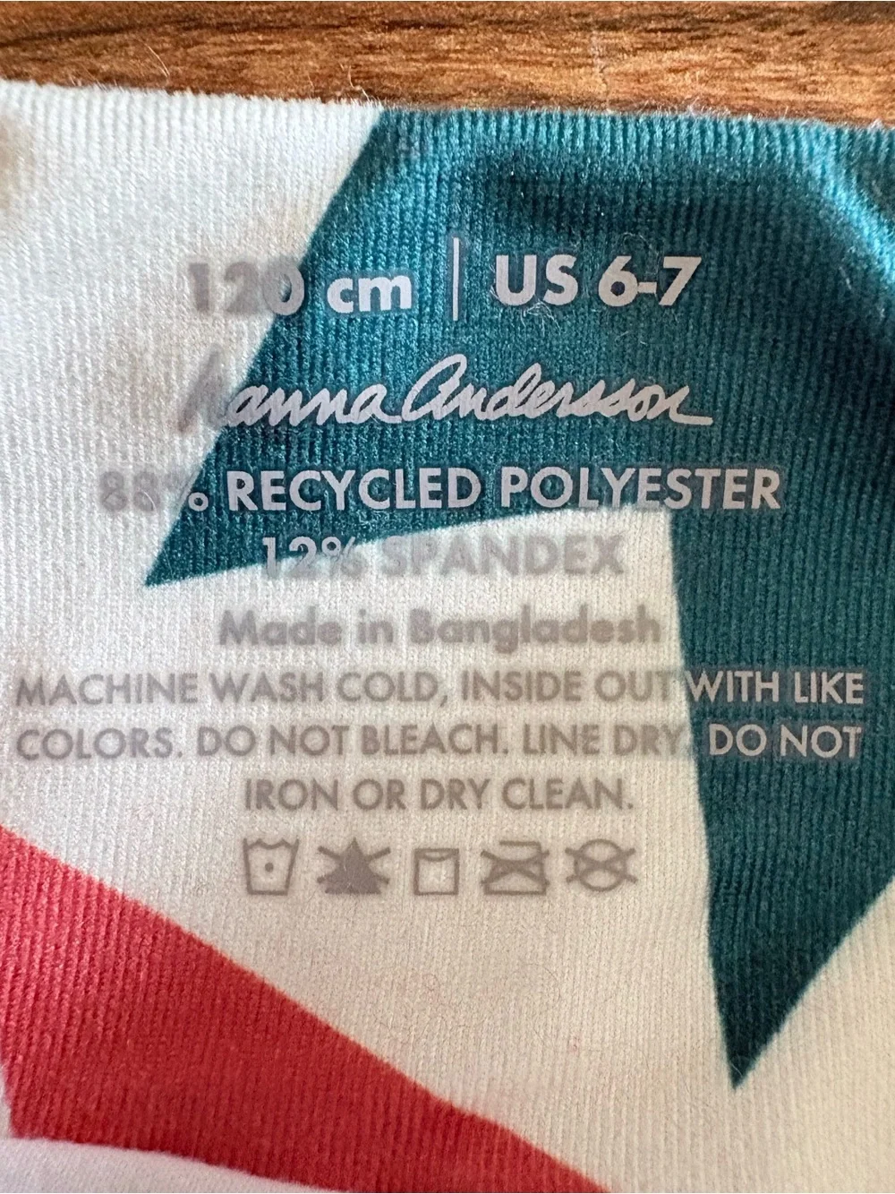 Hanna Andersson Girls Active MadeForSun Star Print Athletic Skort 120 cm 6 7 Yrs